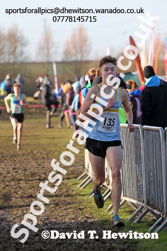Boys under-15s Northern Cross Country  Championships, Pontefract. Photo: David T. Hewitson/Sports for All Pics